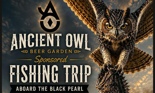 Ancient Owl Fishing Trip on the Black Pearl